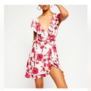 Free People Hibiscus Wrap Dress
